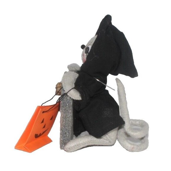 Annalee Halloween Happy Reaper Mouse 6" Tall NWT - Picture 5 of 5